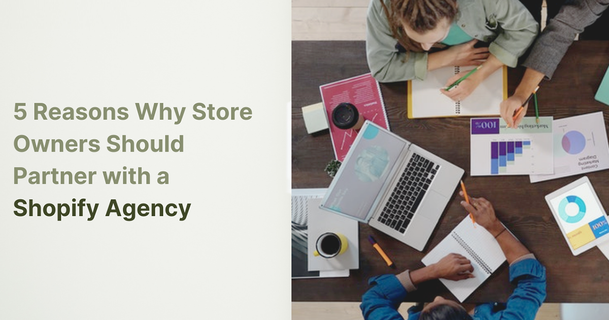5 Reasons Why Store Owners Should Partner with a Shopify expert agency